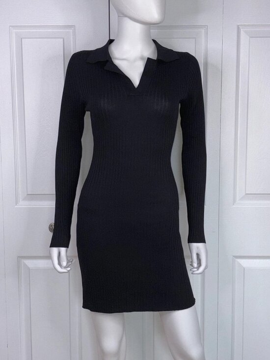 Love Tree Dresses & Skirts - LOVE TREE women's polo neck long-sleeved dress small